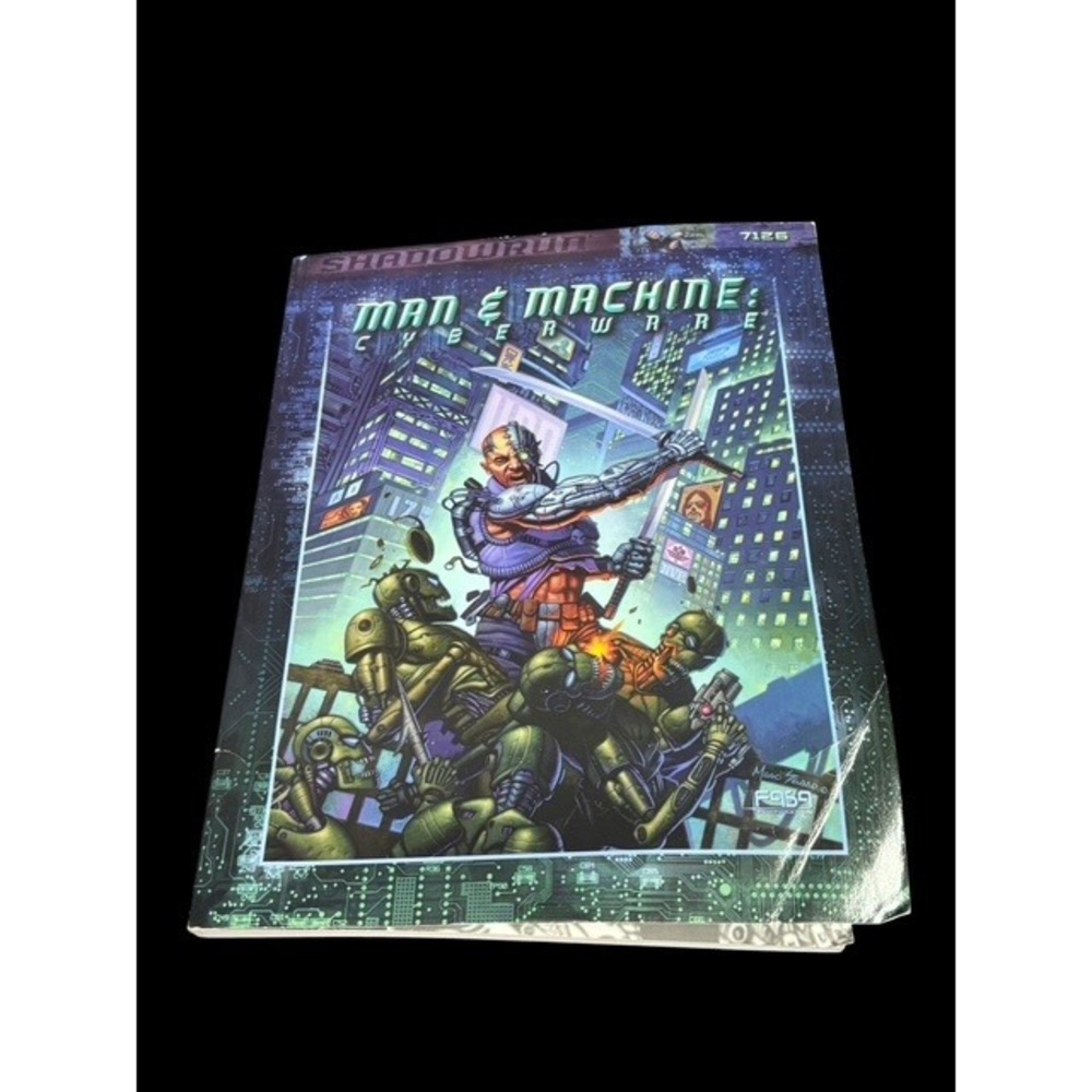 Shadowrun Man & Machine Cyberware 3rd Edition FASA 7126 Sourcebook 1999